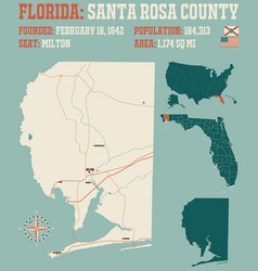 Map Santa Rosa County In Florida