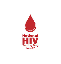 National Hiv Testing Day Concept Template