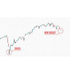 Abstract Background Of New Crisis Stock Market