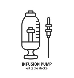 Infusion Pump Line Icon Medical Device