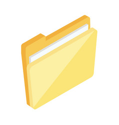 Isometric Folder File Documents