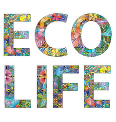 Eco Life Hand Drawn Modern Design