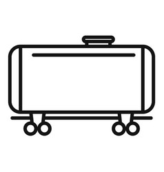 Fuel Tank Wagon Icon Outline City