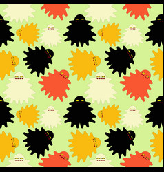 Seamless Ghost Pattern - Halloween Background