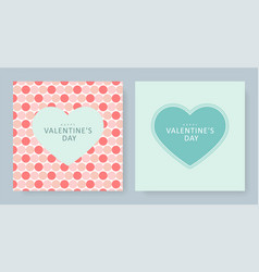 Set Of Two Happy Valentines Day Cards