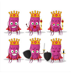 A Charismatic King Virus Molecule Cartoon