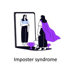 Imposter Syndrome Psychology Concept Mental