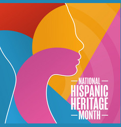 National Hispanic Heritage Month Holiday Concept