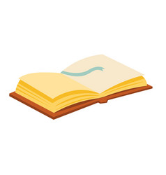 Open Book With Bookmark Reading Publications