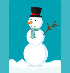 Snowman Character Cartoon