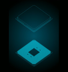 Cpu Isometric Blueprints