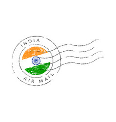 India Postage Mark National Flag Postage Stamp