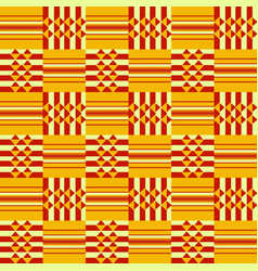 Ethnic Seamless Pattern Cloth Kente Tribal Print