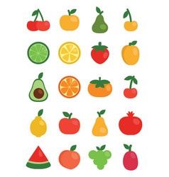 Fresh Fruit On A White Background