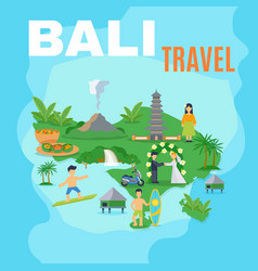 Background Map Bali Travel