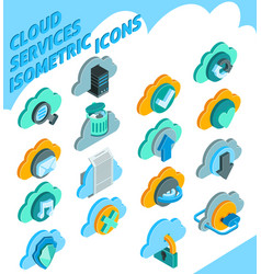 Cloud Services Icons Set