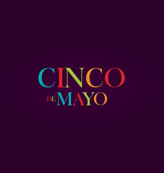 Conservative Cinco De Mayo Text And Purpel