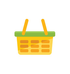 Shop Basket Icon Flat Buy Sale