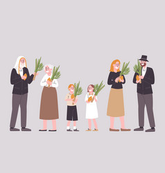 People Celebrating Sukkot