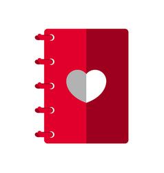 Cute Notebook With A Heart