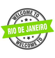 Welcome To Rio De Janeiro Stamp