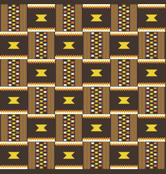 Ethnic Seamless Pattern Cloth Kente Tribal Print