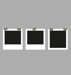 Photo Camera Frames On A Gray Wall