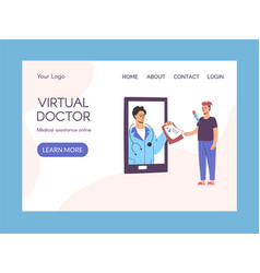 Virtual Doctor Website Template Get Sick Leave