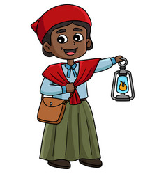 Harriet Tubman Cartoon Colored Clipart