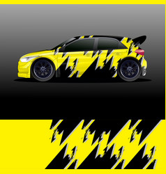 Rally Car Decal Graphic Wrap