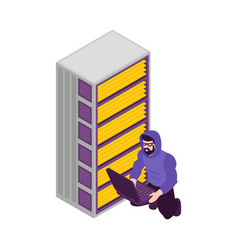 Isometric Hacker Icon