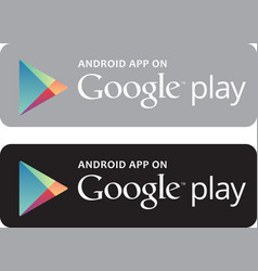 Google Play Round Button Icons Logo