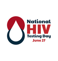 National Hiv Testing Day Concept Template