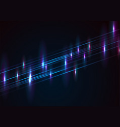 Blue Purple Neon Laser Lines Abstract Background