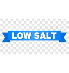 Blue Ribbon With Low Salt Title