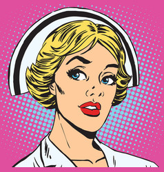 Avatar Portrait Of A Retro Nurse