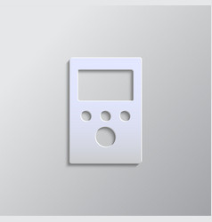 Detector Gas Paper Style Icon Grey Color