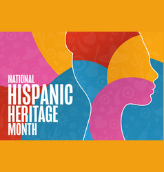 National Hispanic Heritage Month Holiday Concept