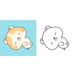 Kawaii Clipart Baby Hamster