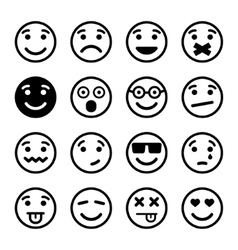 Smiley Face Black And White Vector Images Over 3 400