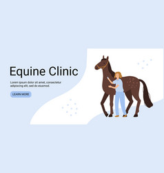 A Banner Of Horse Vaccination And Vet