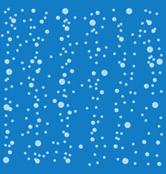 Bubbles Seamless Background With Flat Line