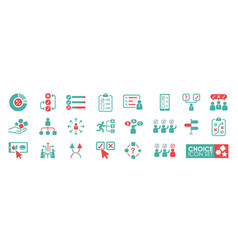 Choice Icons In Different Styles