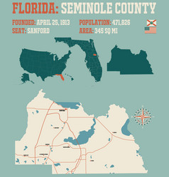 Map Seminole County In Florida