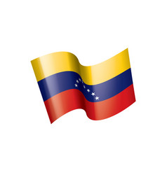 Venezuela Flag On A White