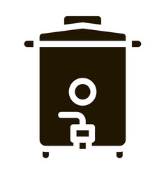 Brewing Equipment Icon Glyph