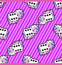 Bright Pattern For A Board Game Of Dice