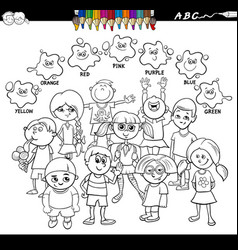 Color elements in yellow coloring page Royalty Free Vector