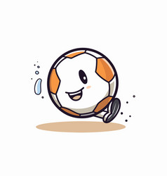 Soccer Ball Cartoon Doodle Icon Eps10