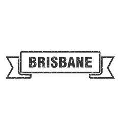 Brisbane Ribbon Black Grunge Band Sign